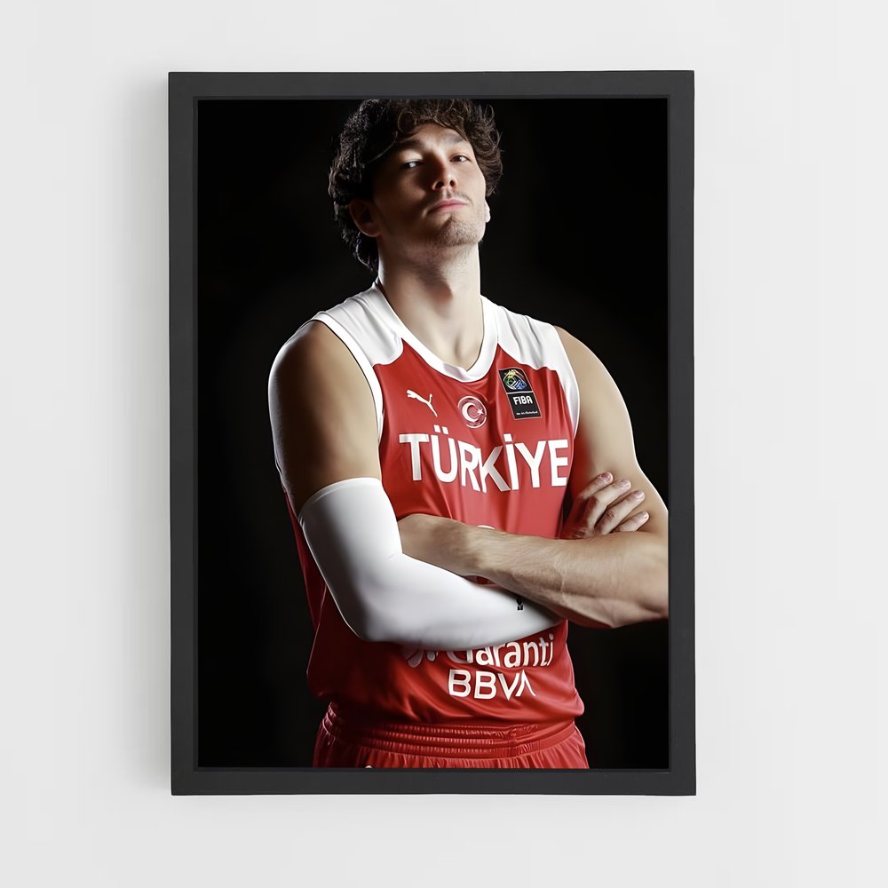 Poster L'Élan Rouge – affiche Basketball (vue 2)